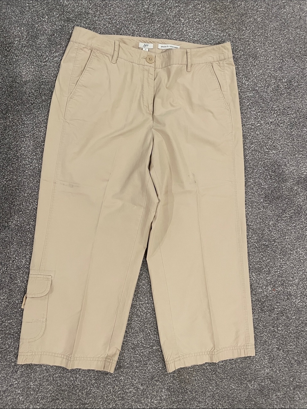 J. Jill Khaki Cargo Capris